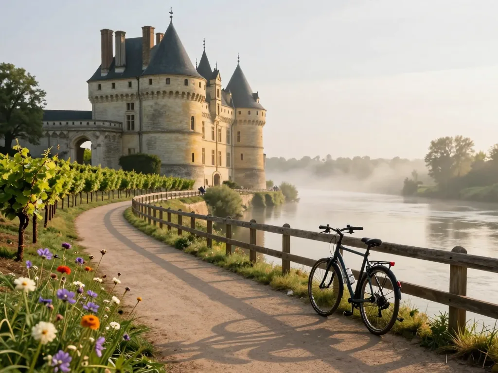 Pédalez de château en château : l'itinéraire complet de la Loire à Vélo